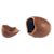 holle paaseieren in vrolijk gekleurde folie in melkchocolade