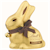 Iconische gouden pure chocolade paashaas van lindt
